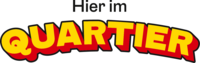 Logo des Sponsors: Hier im Quartier