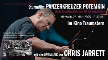 Stummfilm PANZERKREUZER POTEMKIN (Regie Sergej Eisenstein) zum 100 j&auml;hrigen Jubil&auml;um  