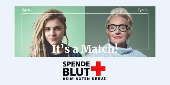 It's a Match. 2 verschiedene Menschen. Vom Blut her gleich.