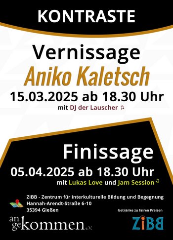 Finissage Kontraste - Ausstellung Aniko Kaletsch