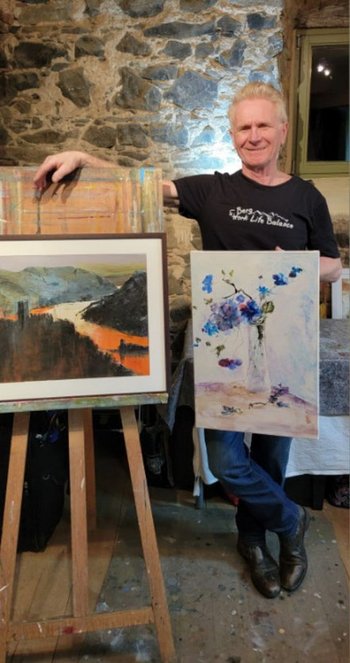 KuBa goes Kunst - einundzwanzigster Kreativabend - Malen mit Robert 