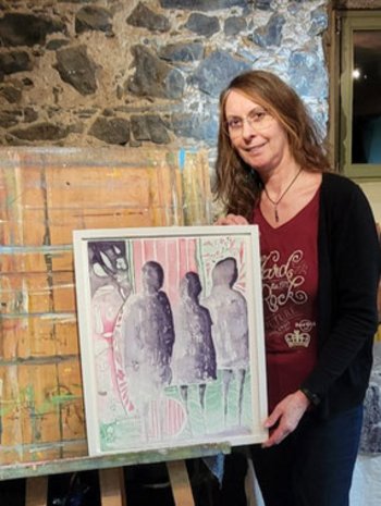 KuBa goes Kunst - zweiundzwanzigster Kreativabend - SoulArt mit Susanne - Entspannung nach Feierabend mit einfachen Linien - zwei Stunden Zeit nur f&uuml;r Dich ! 